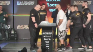Men's slap fighting